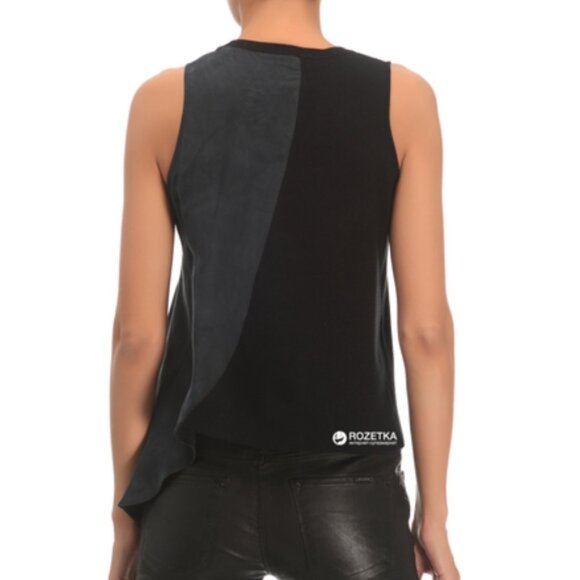 ZARA Flowing Knitwear 2 Tops Navy & Pink NWT - Picture 4 of 6